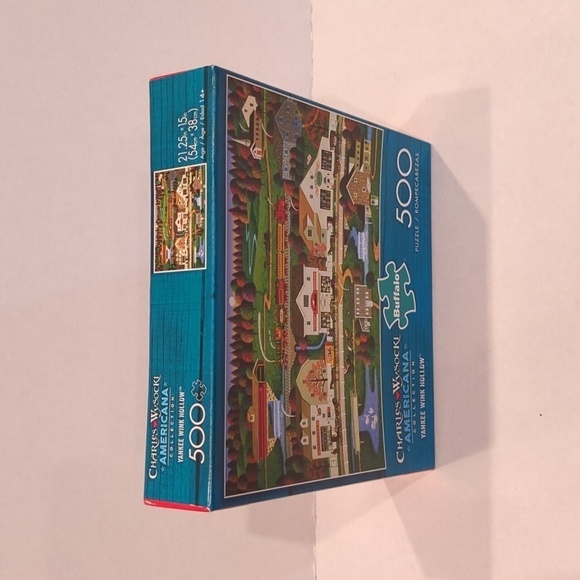 Buffalo Charles Wysocki Yankee Wink Hollow Americana Collection 500 pc Puzzle - Picture 6 of 6